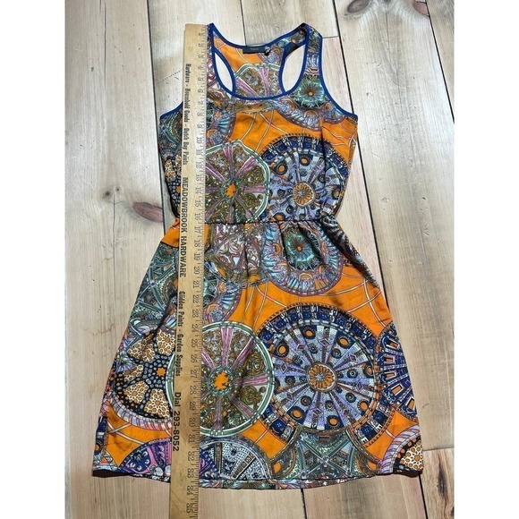 THML women's multi-color summer floral dress. XS - Picture 4 of 5